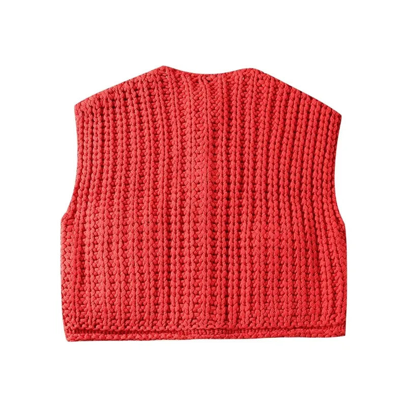 Knit Sleeveless Vests