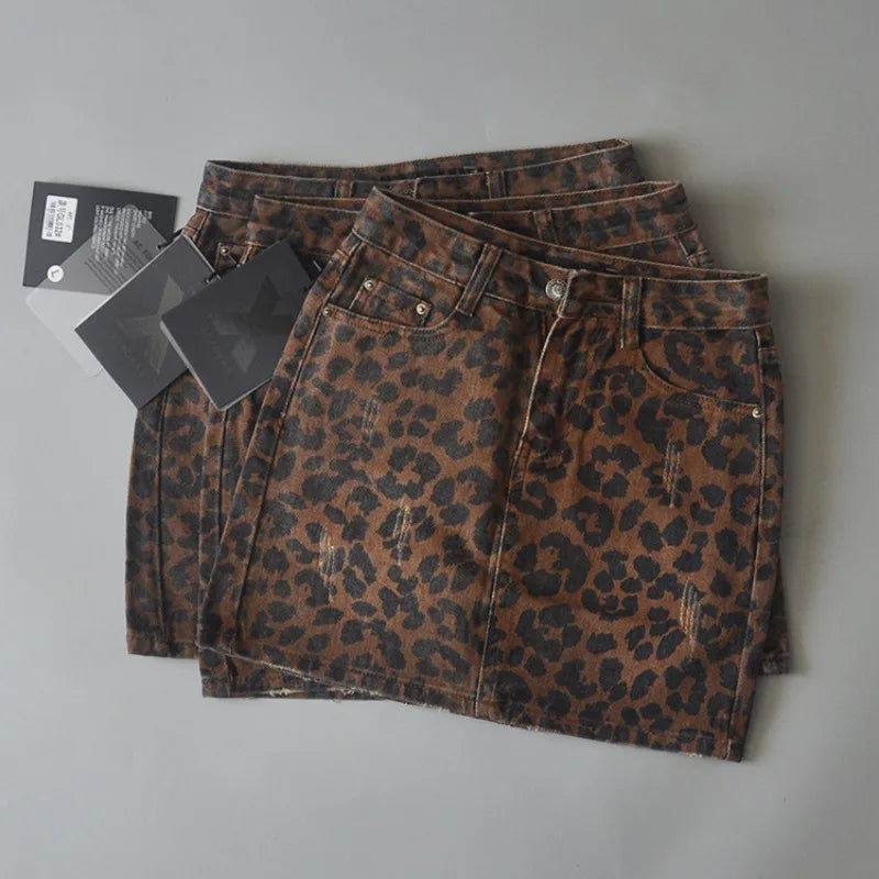 Leopard  Skirt