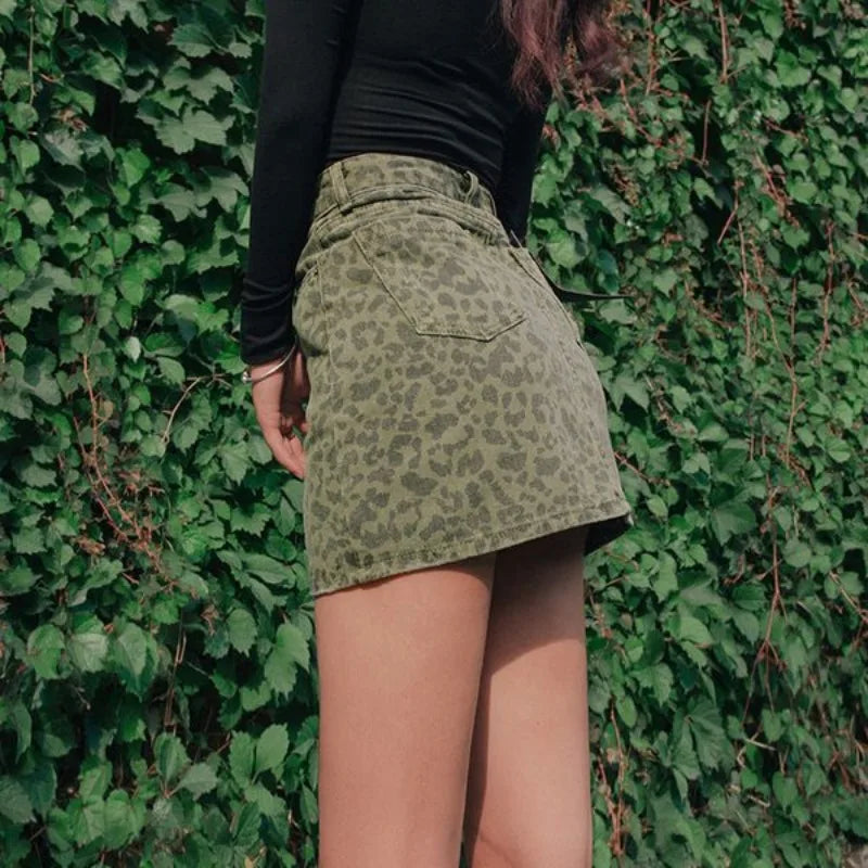 Leopard  Skirt