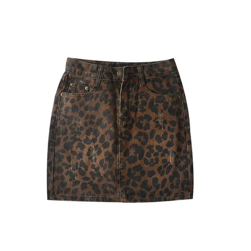 Leopard  Skirt