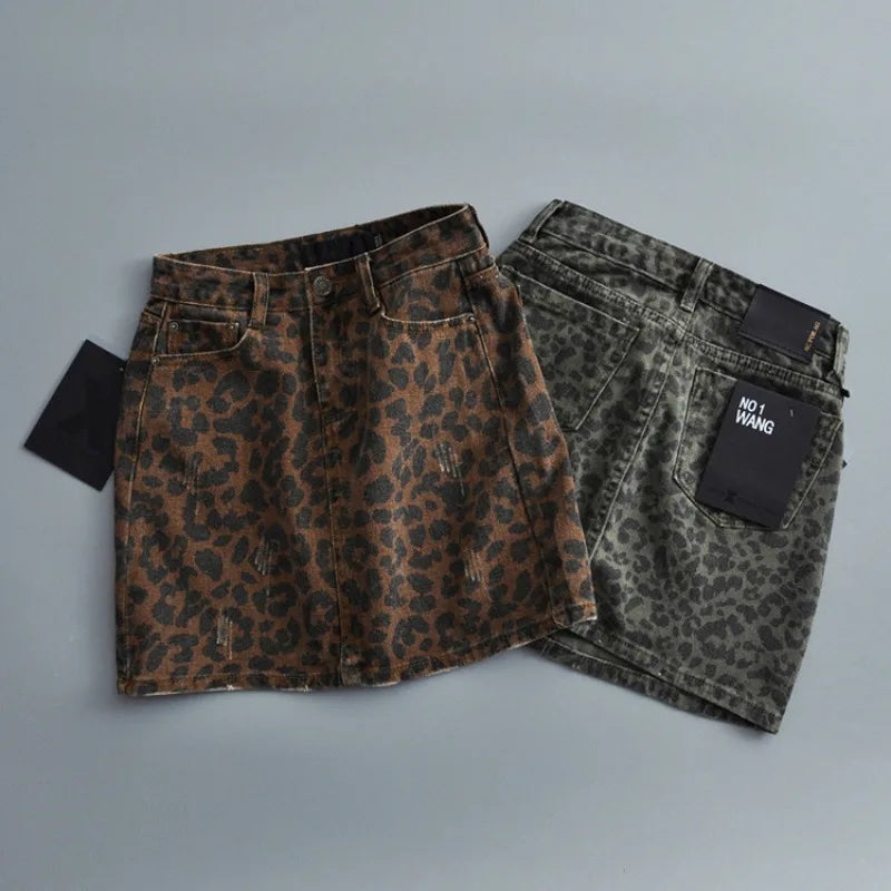 Leopard  Skirt